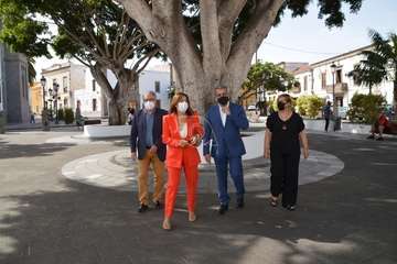 Visita oficial a Telde de Román Rodríguez, vicepresidente del Gobierno de Canarias/TA y Acfi Press.